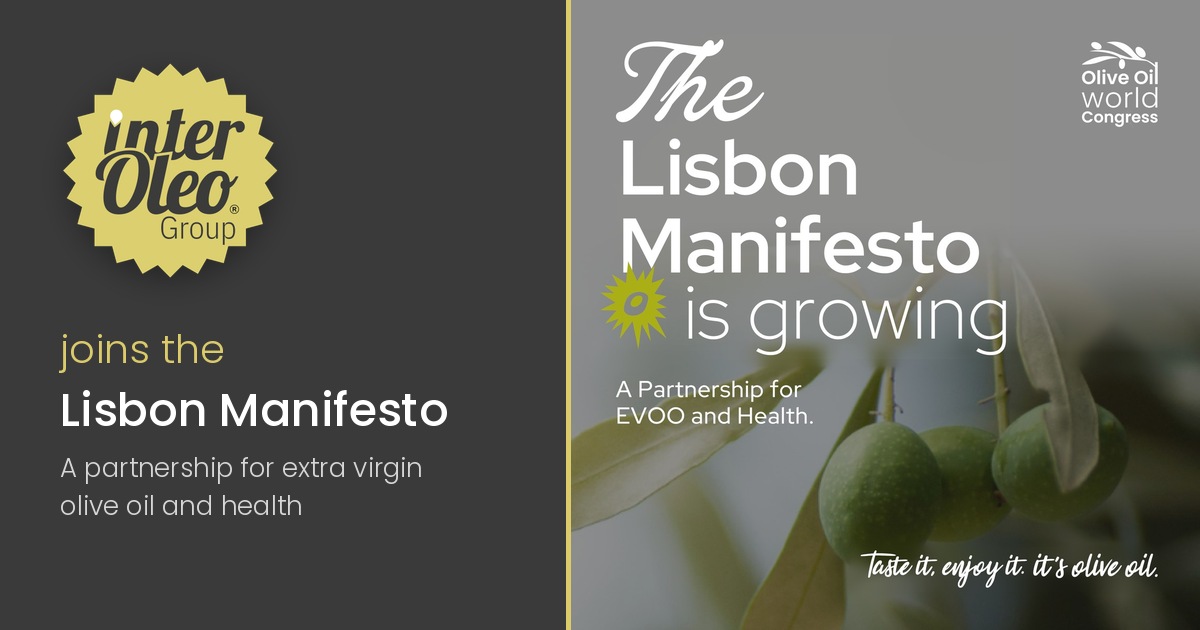 Grupo Inter�leo signs up to the Lisbon Manifesto to strengthen the role of EVOO in health