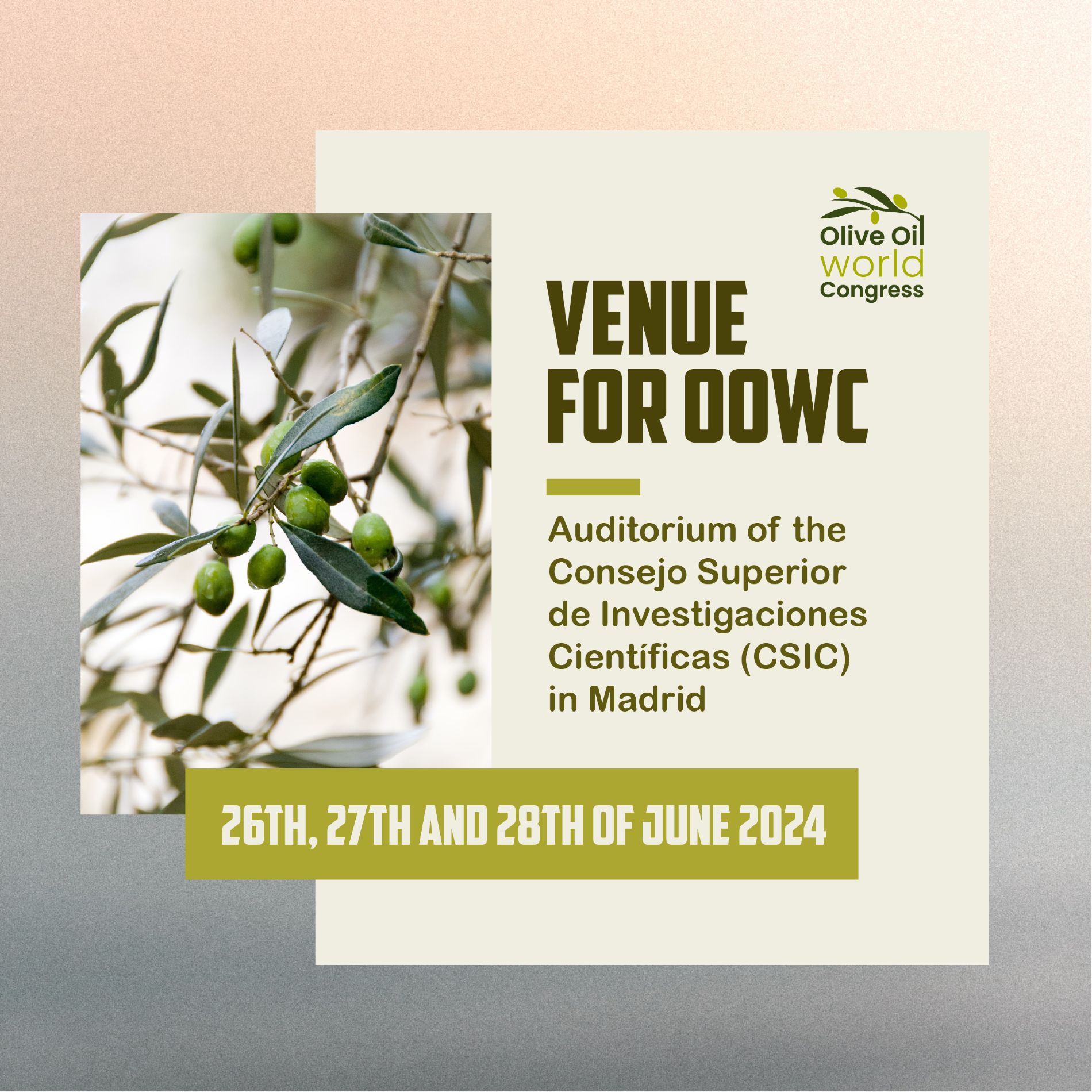 Olive Oil World Congress